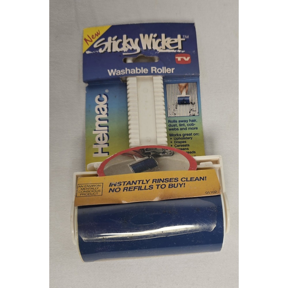 Sticky‎ Lint Roller - Washable & Reusable Lint Remover Sticky Wicket Vintage